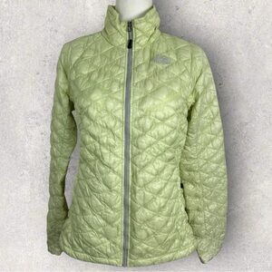 North Face Thermoball Lightweight Quilted‎ Puffer Jacket Womens Small Packable S